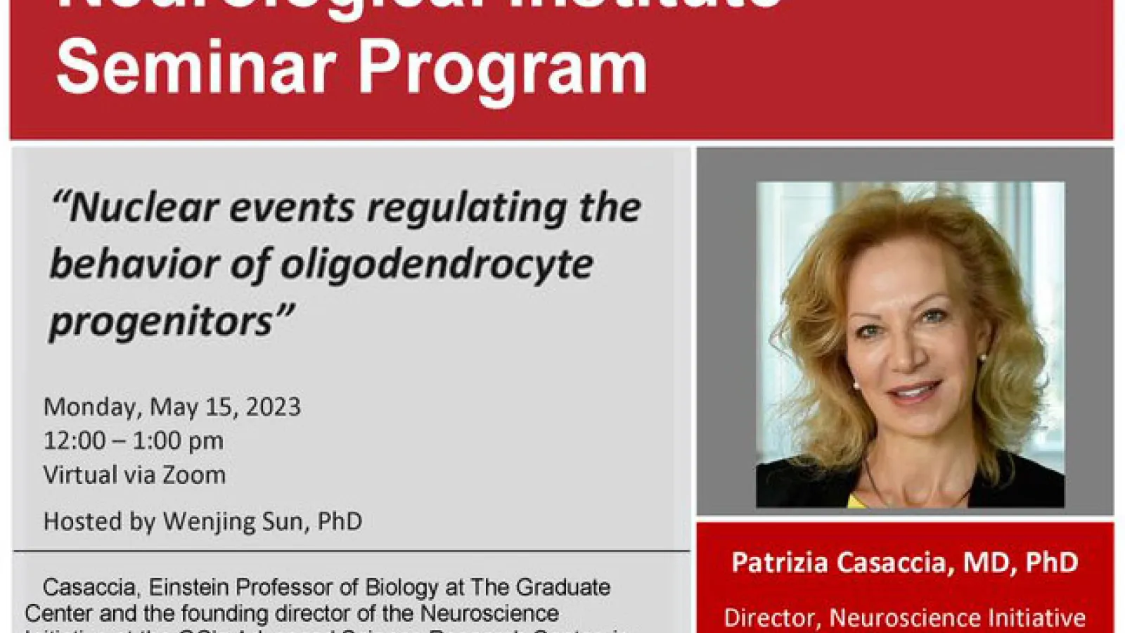 NRI Seminar Series